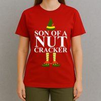 Son Of A Nut Cracker Funny Christmas T-Shirt