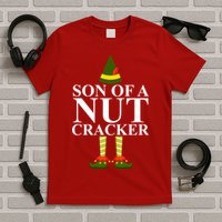 Son Of A Nut Cracker Funny Christmas T-Shirt