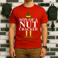 Son Of A Nut Cracker Funny Christmas T-Shirt