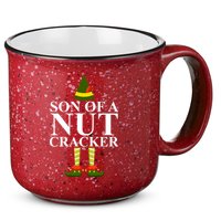 Son Of A Nut Cracker Funny Christmas 15oz Campfire Ceramic Mug