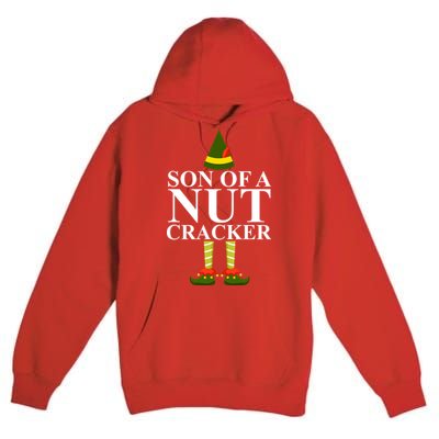 Son Of A Nut Cracker Funny Christmas Premium Pullover Hoodie