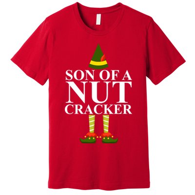 Son Of A Nut Cracker Funny Christmas Premium T-Shirt