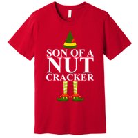 Son Of A Nut Cracker Funny Christmas Premium T-Shirt