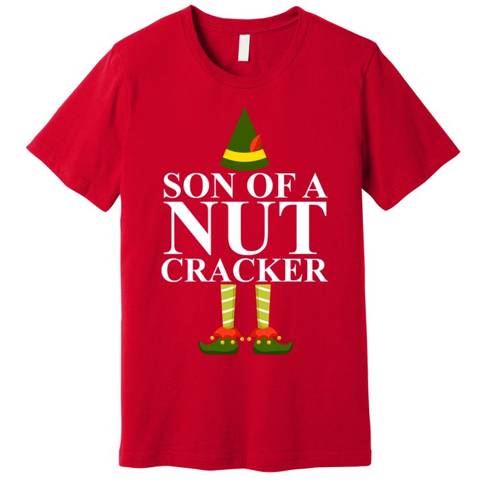 Son Of A Nut Cracker Funny Christmas Premium T-Shirt