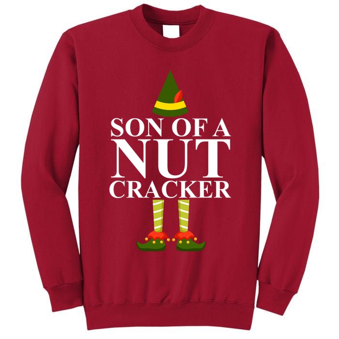 Son Of A Nut Cracker Funny Christmas Tall Sweatshirt