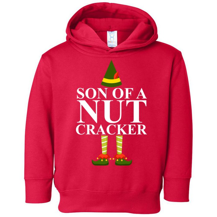 Son Of A Nut Cracker Funny Christmas Toddler Hoodie