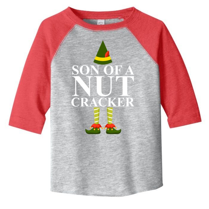 Son Of A Nut Cracker Funny Christmas Toddler Fine Jersey T-Shirt