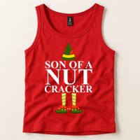 Son Of A Nut Cracker Funny Christmas Tank Top