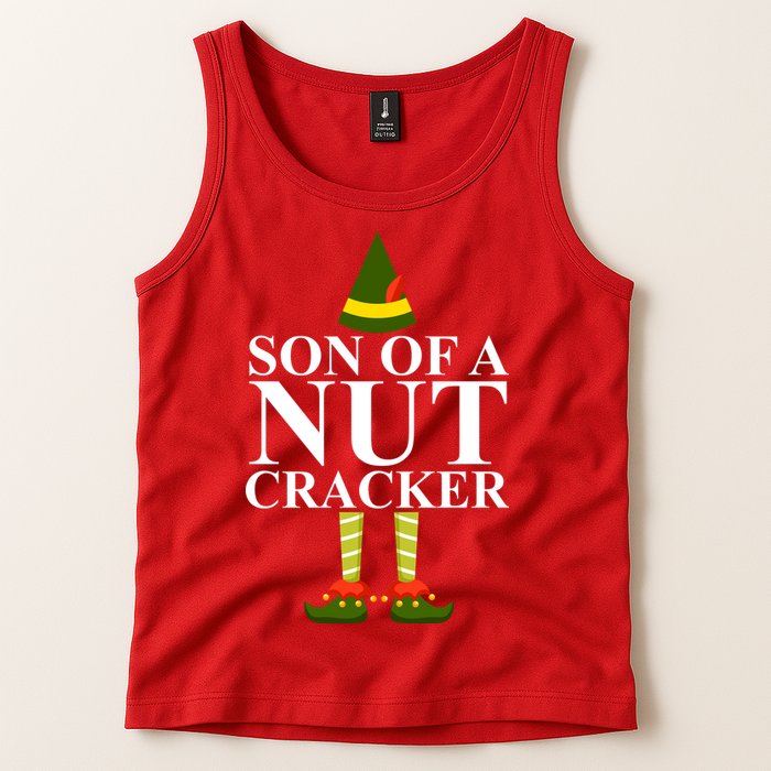 Son Of A Nut Cracker Funny Christmas Tank Top