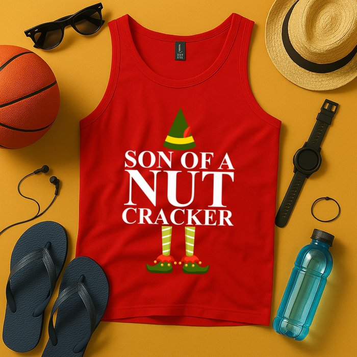 Son Of A Nut Cracker Funny Christmas Tank Top