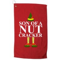 Son Of A Nut Cracker Funny Christmas Golf Towel