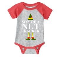 Son Of A Nut Cracker Funny Christmas Infant Baby Jersey Bodysuit