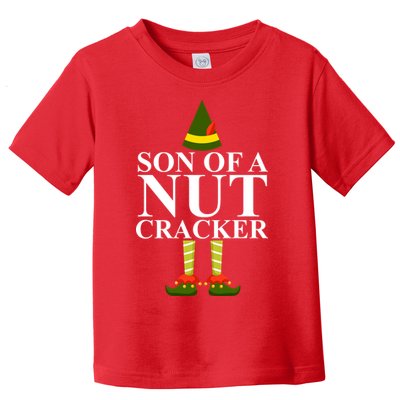 Son Of A Nut Cracker Funny Christmas Toddler T-Shirt