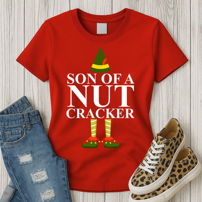 Son Of A Nut Cracker Funny Christmas Women's T-Shirt