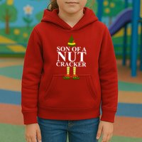 Son Of A Nut Cracker Funny Christmas Kids Hoodie