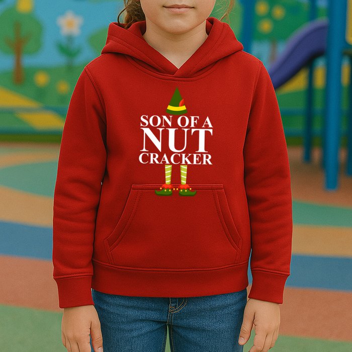 Son Of A Nut Cracker Funny Christmas Kids Hoodie