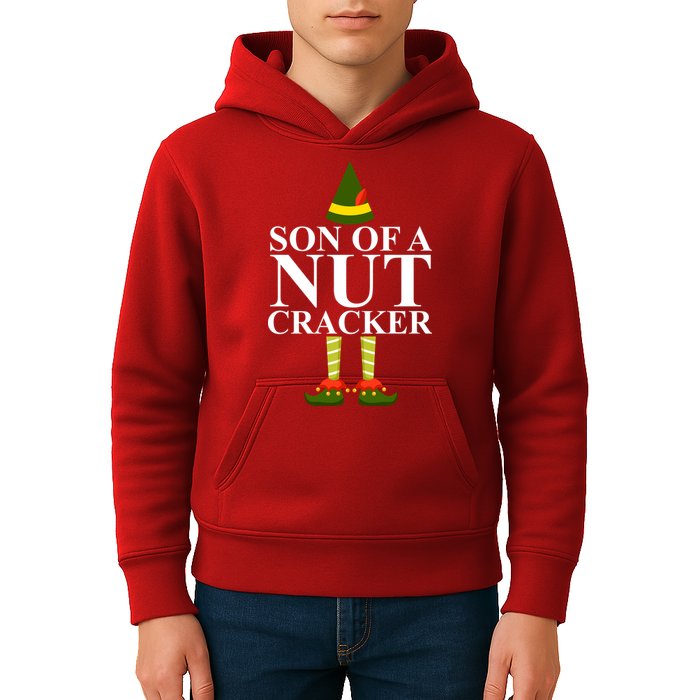 Son Of A Nut Cracker Funny Christmas Kids Hoodie