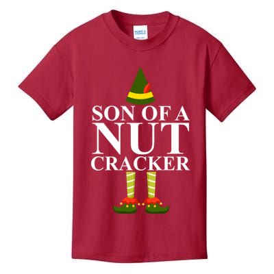 Son Of A Nut Cracker Funny Christmas Kids T-Shirt
