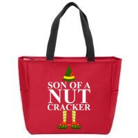 Son Of A Nut Cracker Funny Christmas Zip Tote Bag