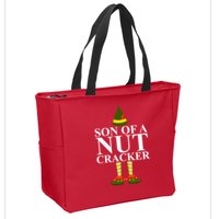 Son Of A Nut Cracker Funny Christmas Zip Tote Bag