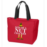 Son Of A Nut Cracker Funny Christmas Zip Tote Bag