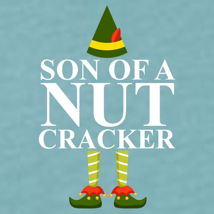 Son Of A Nut Cracker Funny Christmas Sueded Cloud Jersey T-Shirt