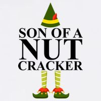 Son Of A Nut Cracker Funny Christmas Garment-Dyed Sweatshirt