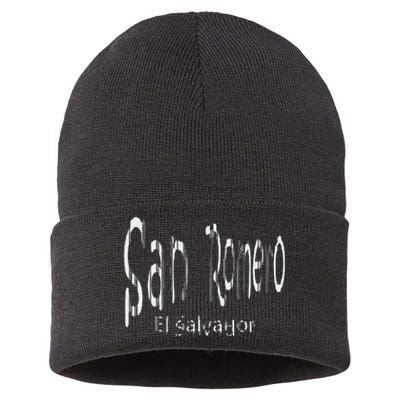 Saint Oscar Arnulfo Romero + Icon Sustainable Knit Beanie