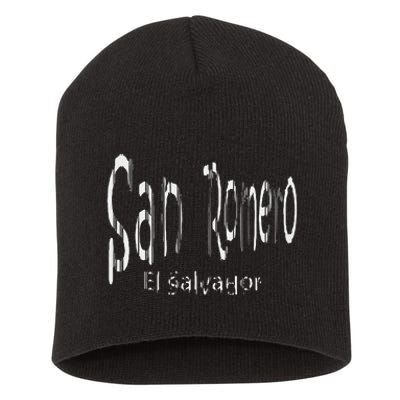 Saint Oscar Arnulfo Romero + Icon Short Acrylic Beanie