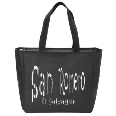 Saint Oscar Arnulfo Romero + Icon Zip Tote Bag