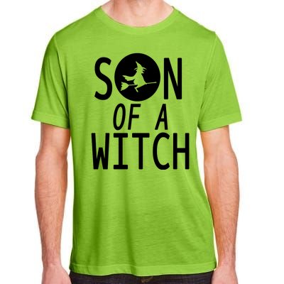 Son Of A Witch Funny Halloween Adult ChromaSoft Performance T-Shirt