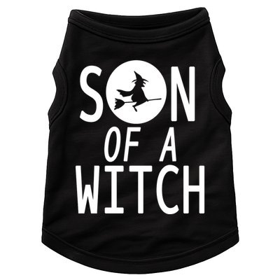 Son Of A Witch Funny Halloween Doggie Tank