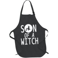 Son Of A Witch Funny Halloween Apron