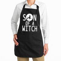 Son Of A Witch Funny Halloween Apron