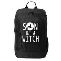 Son Of A Witch Funny Halloween City Backpack