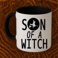 Son Of A Witch Funny Halloween Mug