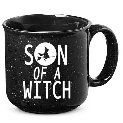Son Of A Witch Funny Halloween 15oz Campfire Ceramic Mug