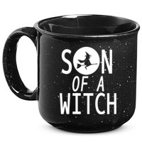 Son Of A Witch Funny Halloween 15oz Campfire Ceramic Mug