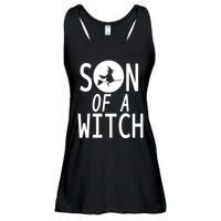 Son Of A Witch Funny Halloween Ladies Essential Flowy Tank
