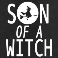 Son Of A Witch Funny Halloween Golf Towel