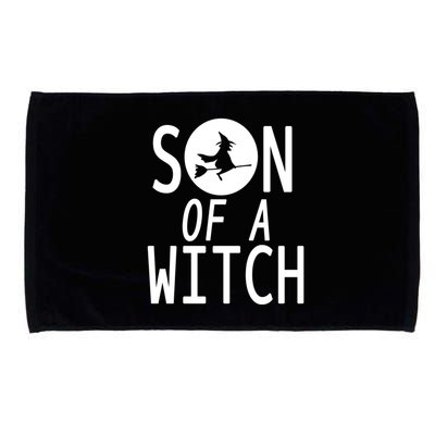 Son Of A Witch Funny Halloween Microfiber Hand Towel
