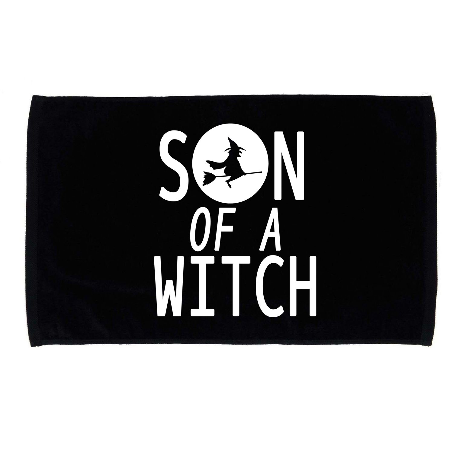 Son Of A Witch Funny Halloween Microfiber Hand Towel
