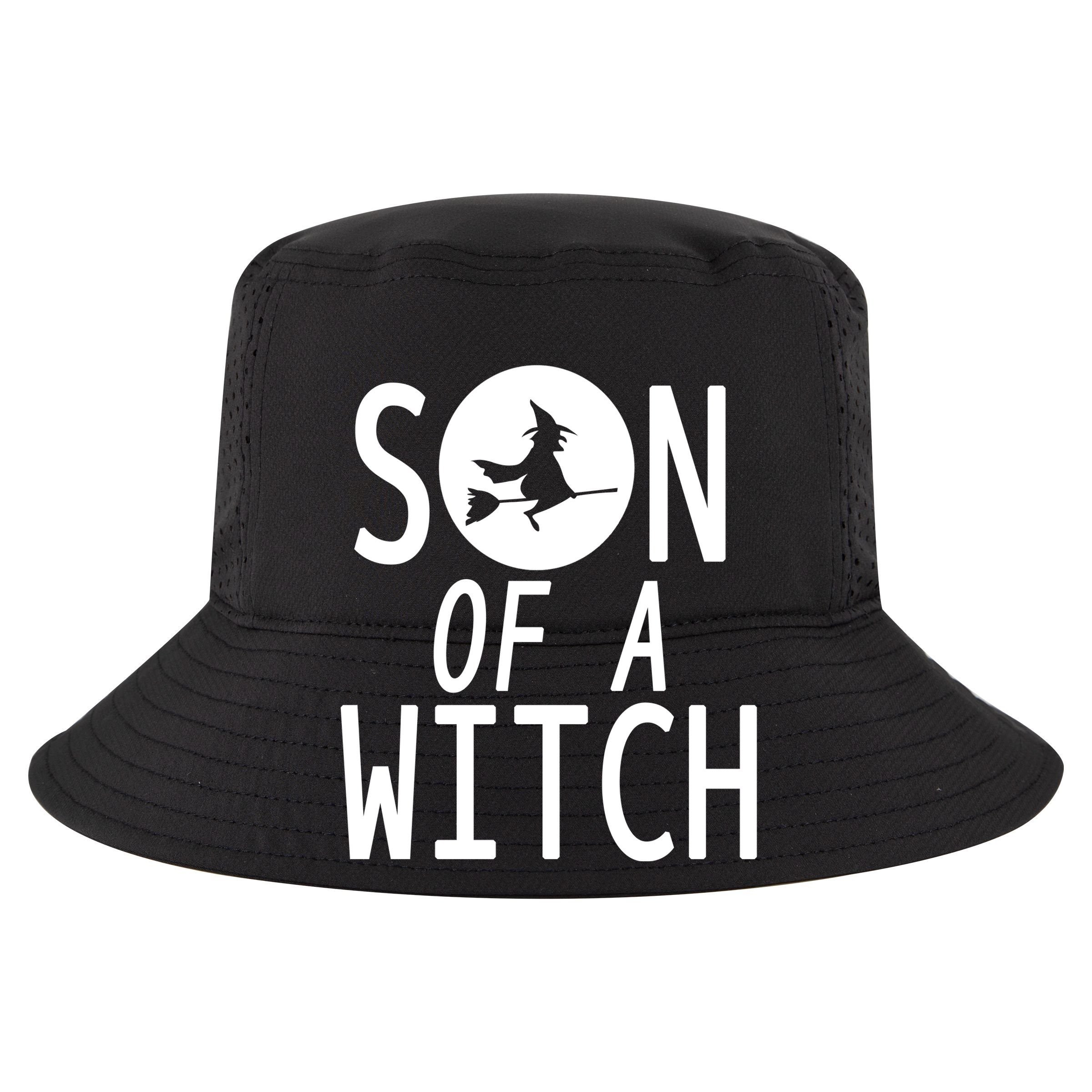 Son Of A Witch Funny Halloween Women's Crop Top Tee