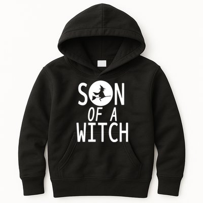Son Of A Witch Funny Halloween Kids Hoodie
