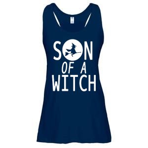 Son Of A Witch Funny Halloween Ladies Essential Flowy Tank