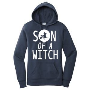 Son Of A Witch Funny Halloween Women's Pullover Hoodie