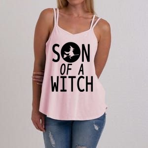 Son Of A Witch Funny Halloween Women's Strappy Tank