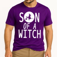 Son Of A Witch Funny Halloween Cooling Performance Crew T-Shirt