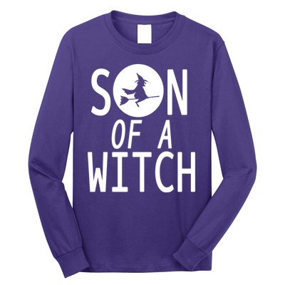 Son Of A Witch Funny Halloween Long Sleeve Shirt