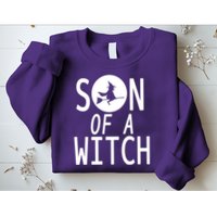 Son Of A Witch Funny Halloween Sweatshirt